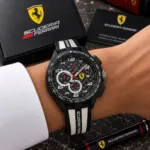 Ferrari Black White Chronograph - Image 3